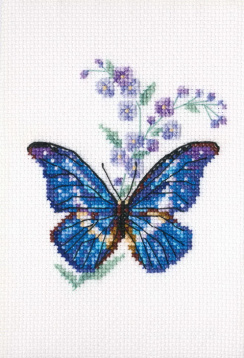 Синюха и бабочка RTO ЕH364, цена 314 руб. - интернет-магазин Мадам Брошкина