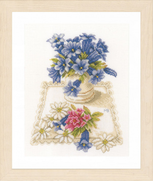 Blue flowers    Lanarte PN-0169670, цена 3 094 руб. - интернет-магазин Мадам Брошкина