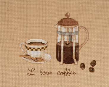 Я люблю кофе Xiu Crafts 2032004, цена 1 432 руб. - интернет-магазин Мадам Брошкина