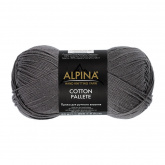 Пряжа Альпина Cotton Pallete цв.04 серый Alpina 92603479424
