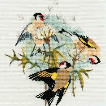 Goldfinches & Thistles Derwentwater BB04, цена 3 401 руб. - интернет-магазин Мадам Брошкина