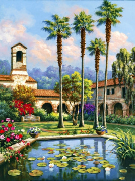 Райский сад Алмазная живопись АЖ.1346, цена 1 529 руб. - интернет-магазин Мадам Брошкина