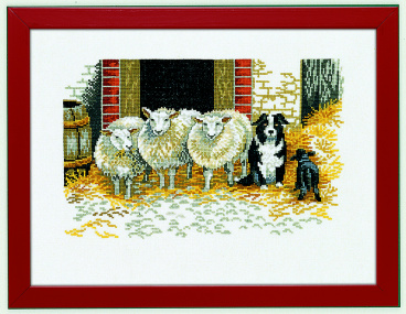 Овцы и собака Eva Rosenstand 14-107, цена 3 516 руб. - интернет-магазин Мадам Брошкина
