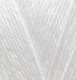 Пряжа Ализе Bahar цв.055 белый Alize BAHAR.055