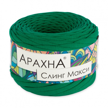 Пряжа Arachna Sling Maxi цв.62 ярк.зеленый Arachna 92811605084, цена 2 597 руб. - интернет-магазин Мадам Брошкина