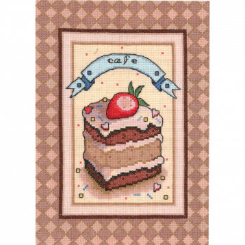 Клубничное пирожное Нитекс 0163, цена 416 руб. - интернет-магазин Мадам Брошкина