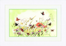 Flowers/Butterfly M.B.   Lanarte PN-0007967