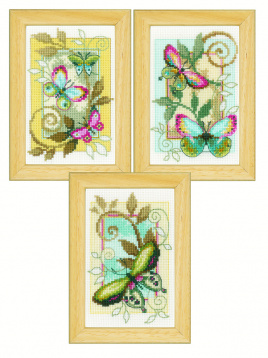 Декоративные бабочки Vervaco PN-0155948, цена 1 992 руб. - интернет-магазин Мадам Брошкина