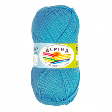 Пряжа Альпина Tommy цв.030 яр. голубой Alpina 8016302312, цена 1 292 руб. - интернет-магазин Мадам Брошкина