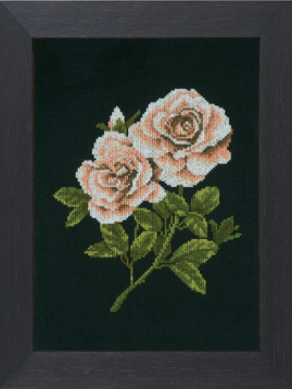 Roses on black  Lanarte PN-0008337, цена €21 - интернет-магазин Мадам Брошкина
