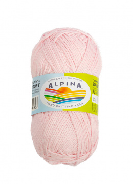 Пряжа Альпина Baby Super Soft цв.05 бл.розовый Alpina 67757772364, цена 1 696 руб. - интернет-магазин Мадам Брошкина