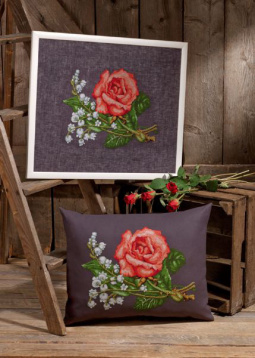 Розы и лилии Permin 90-6426, цена 4 145 руб. - интернет-магазин Мадам Брошкина