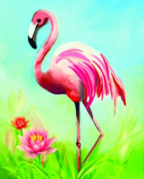 Розовый фламинго Колор кит M013, цена 508 руб. - интернет-магазин Мадам Брошкина