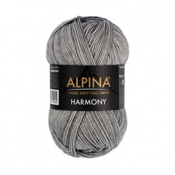 Пряжа Альпина Harmony цв.12 св.серый Alpina 92878251054, цена 5 121 руб. - интернет-магазин Мадам Брошкина