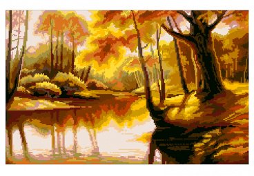 Осенний пейзаж Нитекс 2028, цена 978 руб. - интернет-магазин Мадам Брошкина