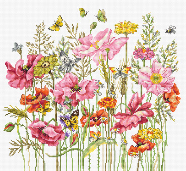 Весенние цветы Luca-s B2387, цена 2 559 руб. - интернет-магазин Мадам Брошкина