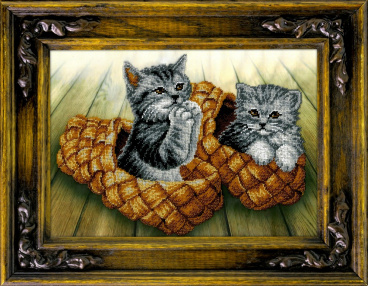 Котята Вышиваем бисером В118, цена 2 073 руб. - интернет-магазин Мадам Брошкина