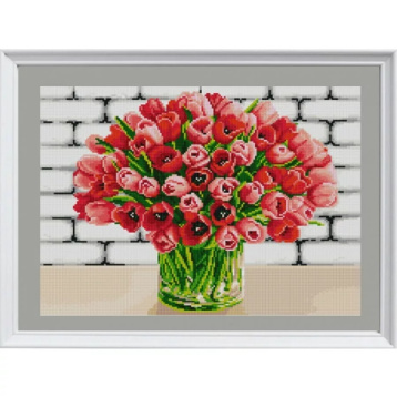 Красные тюльпаны Конёк 1420, цена 405 руб. - интернет-магазин Мадам Брошкина