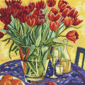 Тюльпаны на столе RTO M376, цена 1 231 руб. - интернет-магазин Мадам Брошкина