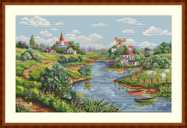 Весенний пейзаж Merejka K-57, цена €30 - интернет-магазин Мадам Брошкина