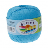 Пряжа Альпина Lily цв.502 яр.голубой Alpina 19237197792