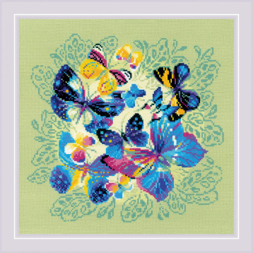 Яркие бабочки Риолис 1958, цена 1 617 руб. - интернет-магазин Мадам Брошкина