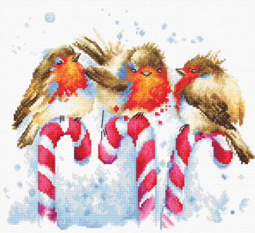 Рождественские птицы Luca-s B1154, цена 1 553 руб. - интернет-магазин Мадам Брошкина