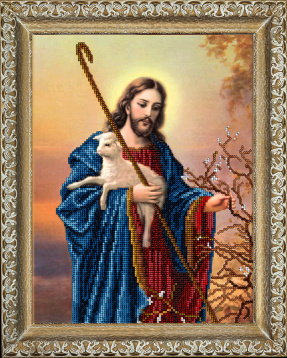 Иисус с ягненком Краса i Творчiсть 10318, цена 927 руб. - интернет-магазин Мадам Брошкина