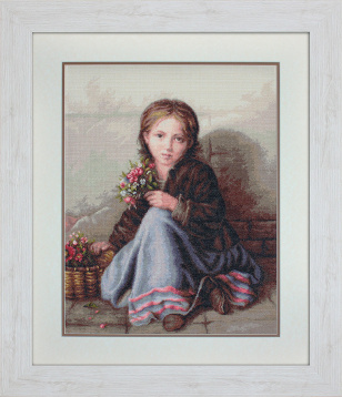 Девочка с цветами Luca-s B513, цена 4 437 руб. - интернет-магазин Мадам Брошкина
