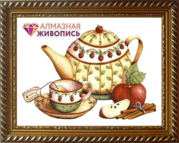 Чай с корицей Алмазная живопись АЖ.1429, цена 1 456 руб. - интернет-магазин Мадам Брошкина