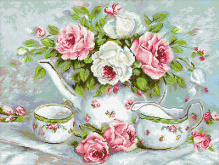 Розовый чай Паутинка М258