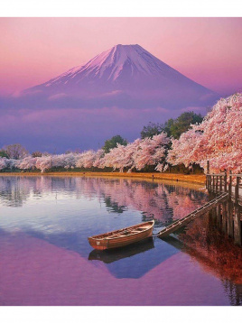 Озеро в Японии Molly KH0975, цена 1 112 руб. - интернет-магазин Мадам Брошкина