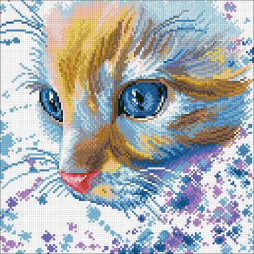 Акварельный котик Паутинка М365, цена 1 174 руб. - интернет-магазин Мадам Брошкина