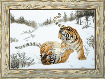 Игривые тигры Чаривна Мить М-219, цена 2 208 руб. - интернет-магазин Мадам Брошкина