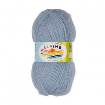 Пряжа Альпина Alpaca Pollo цв.04 св.голубой Пряжа 62388414604, цена 2 913 руб. - интернет-магазин Мадам Брошкина