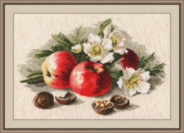 Натюрморт с яблоками Овен 620, цена 650 руб. - интернет-магазин Мадам Брошкина