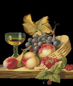 Натюрморт с фруктами Нитекс 0024, цена 1 405 руб. - интернет-магазин Мадам Брошкина