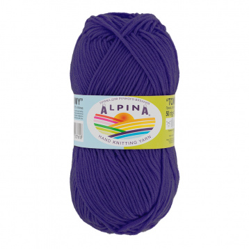 Пряжа Альпина Tommy цв.031 фиолетовый Alpina 57330793832, цена 1 292 руб. - интернет-магазин Мадам Брошкина