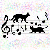 Коты-музыканты Borovsky-sons K350