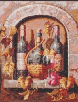 Натюрморт с вином Палитра 04.004, цена 1 503 руб. - интернет-магазин Мадам Брошкина