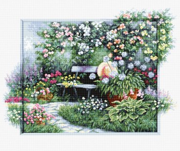 Цветущий сад Luca-s BU4012, цена 2 452 руб. - интернет-магазин Мадам Брошкина