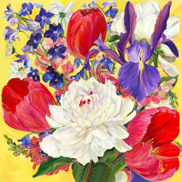 Весенние цветы Колор кит RF007, цена 1 852 руб. - интернет-магазин Мадам Брошкина