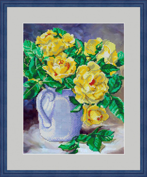 Желтый розы Galla Collection Л340, цена 2 136 руб. - интернет-магазин Мадам Брошкина