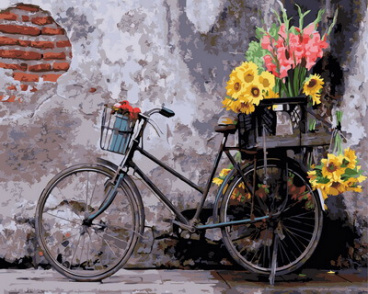 Ретро велосипед  Цветной GX30798, цена 1 223 руб. - интернет-магазин Мадам Брошкина