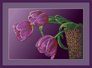 Три тюльпана Galla Collection Л331, цена 2 136 руб. - интернет-магазин Мадам Брошкина