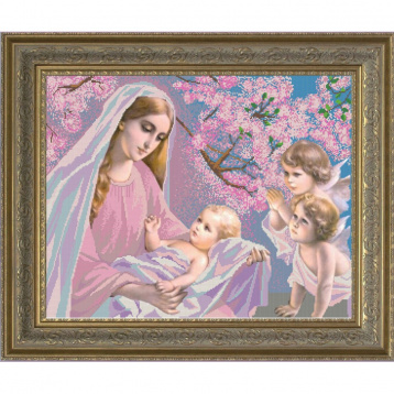 Мадонна с младенцем Конёк 9649, цена 763 руб. - интернет-магазин Мадам Брошкина