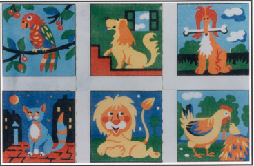 Канва жесткая с рисунком "Детские сюжеты", 6 картинок Soulos G.60, цена 2 397 руб. - интернет-магазин Мадам Брошкина