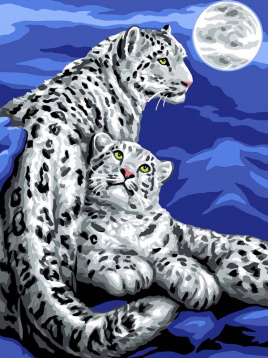 Снежные леопарды Grafitec 11.886, цена €13 - интернет-магазин Мадам Брошкина