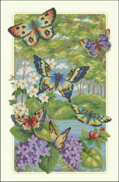 Лес бабочек Dimensions 35223, цена 3 911 руб. - интернет-магазин Мадам Брошкина