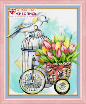 Пернатый почтальон Алмазная живопись АЖ.1478, цена 1 187 руб. - интернет-магазин Мадам Брошкина